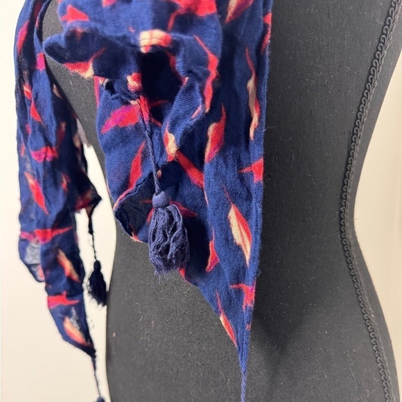 Icing Navy Blue Lightweight Scarf 60x20 - Picture 2 of 4